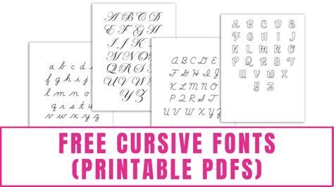4789 Free Cursive Fonts · 1001 Fonts.